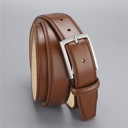 Men's Belt Men's Leather Pin Buckle Casual Business Belt3