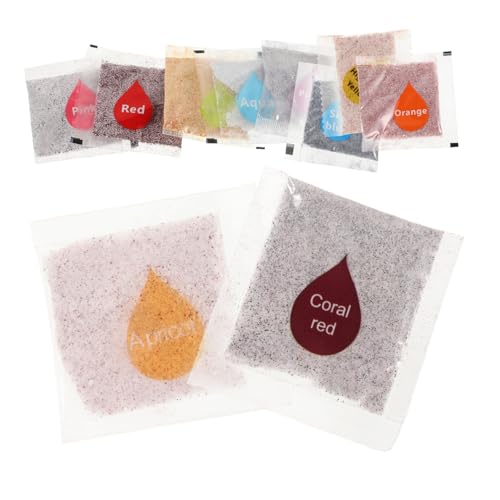 NUOBESTY Tie Dye Kit 10pcs Dyeing Powder Fabric Dyeing Supplies Tie-dye Pigments for Adults Boys and Girls