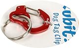 Rubit The Easy Dog Tag Curve Shape Switch Clip, Small, 0.85-Inch Diameter, Red