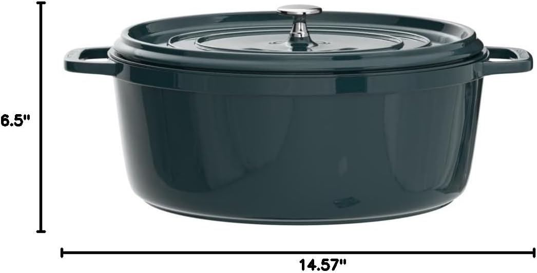 STAUB Cocotte Oval 37 cm La Mer