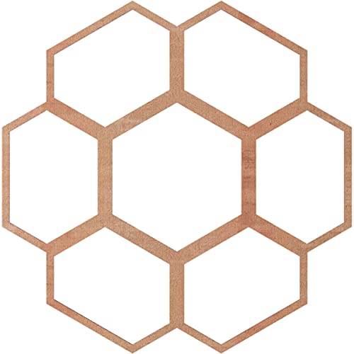Image of Ekena Millwork 38 inchOD x 13 3 /8 inchID x 3 /8 inchT Florin Wood Fretwork Pierced Ceiling Medallion, Cherry