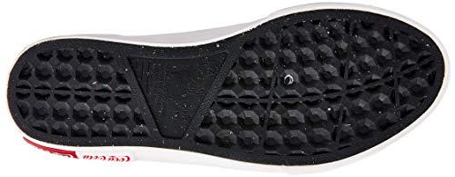 Tênis Coca-Cola Shoes, Blend Leather, adulto-unissex, Branco/Vermelho, 39