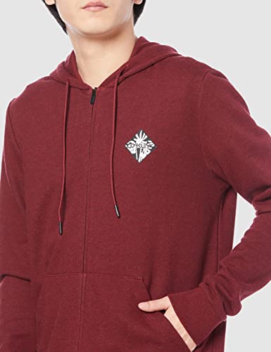Oakley Men's Palms B1B Full Zip Sweatshirt, Iron Red Heather, Large #TOP28
