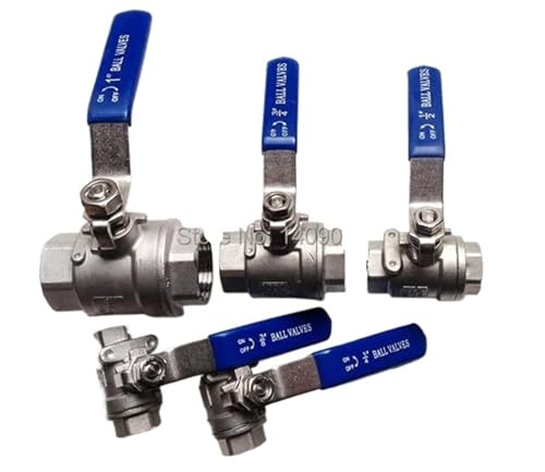 Válvula de bola de 1 pulgada con control de 2 vías y estructura de acero inoxidable SS201 5
