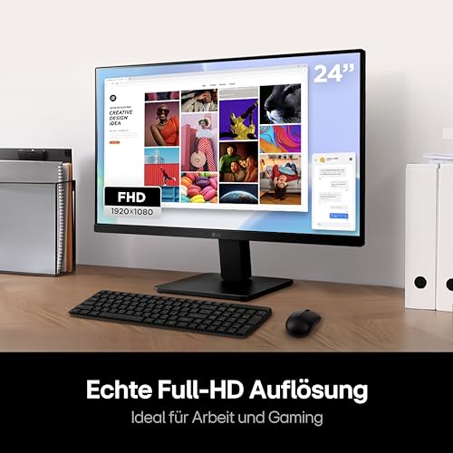 LG Full HD Monitor 24MR400-B.AEUQ 24 Zoll mit IPS Panel und FreeSync