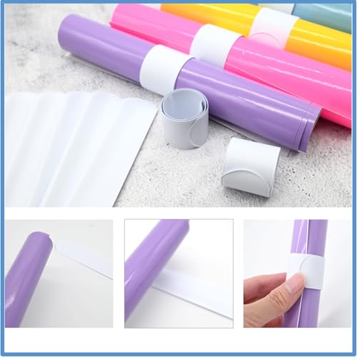 100 Pcs Vinyl Roll Holders Vinyl Rolls Storage for Craft Room DIY Adhesive Vinyl Htv Iron-On Wallpaper (100) - Image 4