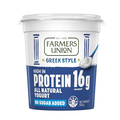 Farmers Union Greek Yoghurt High in Protein 0.5% Fat 500g - Chilled