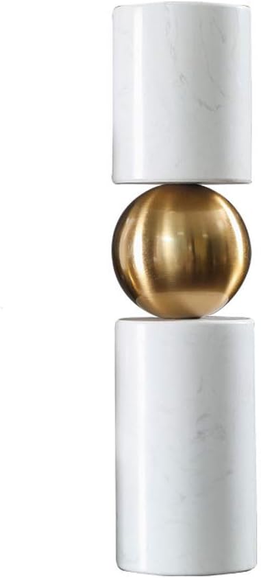 Nordic Candle Holder Home Table Decoration Creative Candle Light Dinner Props Romantic Marble Candlestick Aromatherapy Ceramic Candle Holder (Size: 8 x 32cm) (8 x 25cm)