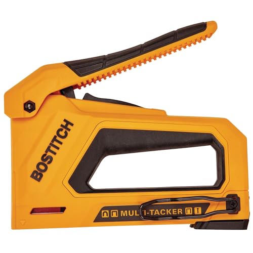 BOSTITCH Heavy Duty Staple Gun, Manual 4 in 1 Flyweight Squeeze Tacker (BTHT80277) by Bostitch - Used condition - US$21.23