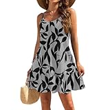 ❤Erhältlich in verschiedenen Größen und , bietet dieses Kleid eine Vielzahl von Kombinationsmöglichkeiten mit Accessoires und Schuhen, um Ihren persönlichen Stil zu unterstreichen. ❤Pflegeleicht und maschinenwaschbar, bleibt das Kleid auch nach Wäschen in . Es ist ein unverzichtbares Kleidungsstück für jede sommerliche Garderobe.