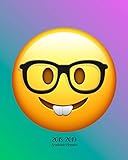 2018-2019 Academic Planner: Weekly And Monthly: Calendar Schedule Organizer and Journal Notebook (Cool Emoji Emoticon Planners)