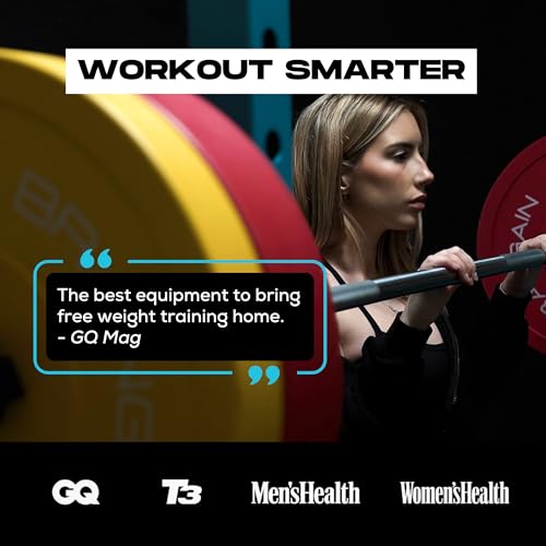 BRAINGAIN Olympic COLOURED Bumper Plates PAIR 5kg (2x 5kg), 2" Solid Rubber Weight Plates for Barbell Strength Training and Weight Lifting - Image 3