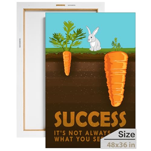 Success It's Not Always What You See Wall Art Canvas