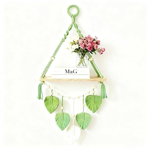 YICKHEWEN Wooden Floating Shelf for Wall, Hanging Storage Shelves, Room