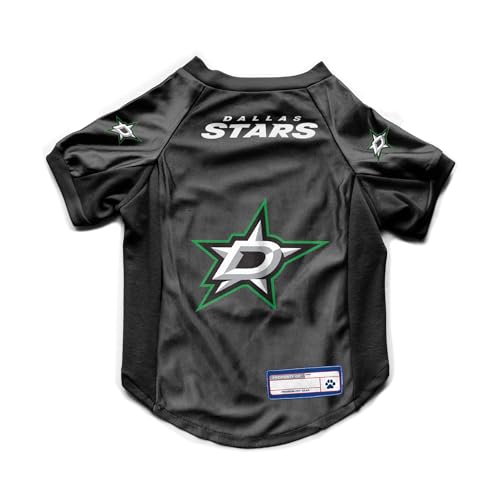 Littlearth NHL Dallas Stars Stretch Pet Jersey, Team Color, X-Small