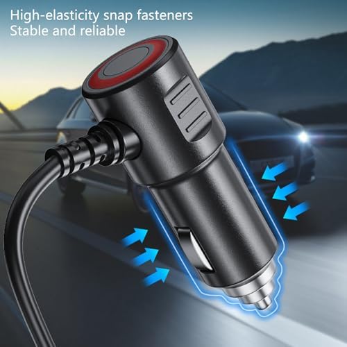 12V 24V Car Power Adapter with LED Voltages Display USB Ports for Multiple Device Charging Overload Protective Car Power Adapter Digital Display — view 5
