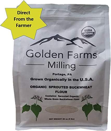 Organic Sprouted Buckwheat Flour - 80 oz (5lbs)