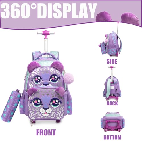 Mochila Infantil Menino Menina Escolar Mochilas Rodinha Mochila De Bordo Kit Casual Infantis Rodinha