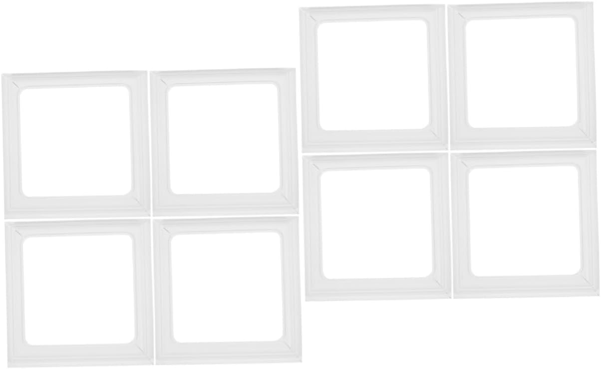 GALPADA 8pcs Decorative Post Skirt Covers for Outdoor Fences Plastic Base Caps for Easy Installation Weather-Resistant Railing Post Trim for Gardens and Decks