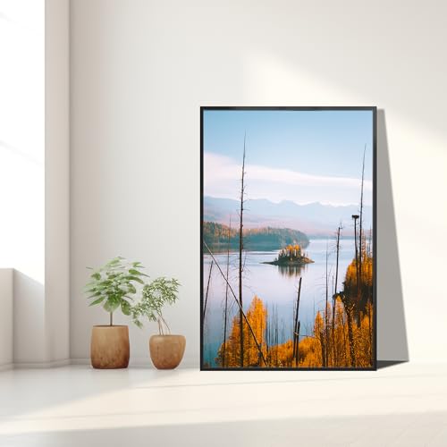 LaVie Home 28x40 Picture Frame for Wall Display, 28x40 Black Picture Frame with HD Plexiglass, 28 x 40 Poster Frame 1 Pack, Display Frame for Vertical or Horizontal, Classic Collection