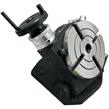 Precision 4" Inch/ 100 mm Tilting Rotary Table with MT2 Bore-Milling, Lathe