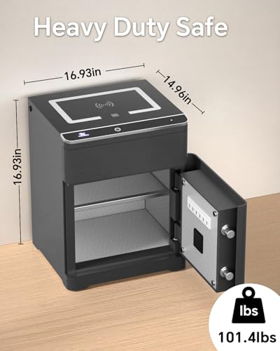 TIGERKING biometric home safe exterior