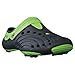 DAWGS Boys' Spirit Golf Shoes - Navy Blue with Lime Green