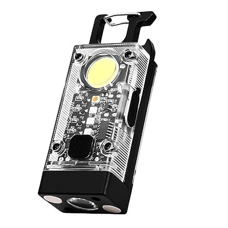 DCZ® Magnetic Emergency Portable Super Bright LED Keychain COB Light | 650mAh Solar Lamp Type C Rechargeable Mini Pocket Keychain Light | 900 Lumens IPX4 Waterproof for Camping, Emergencies (B0CH6MQG2F) Amazon Price History, Amazon Price Tracker