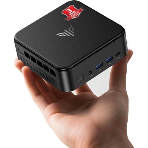 KAMRUI Mini PC, E3B 16GB RAM 512GB SSD Mini Gaming Computers AMD Ryzen 5 7430U Micro Desktop Computer (Max 4.3GHz,6C/12T, Beat 5650U), Small PC Support WiFi 6, BT5.2, Triple Display for Offi