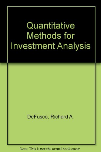 Quantitative Methods for Investment Analysis B00ACXXAMA Book Cover