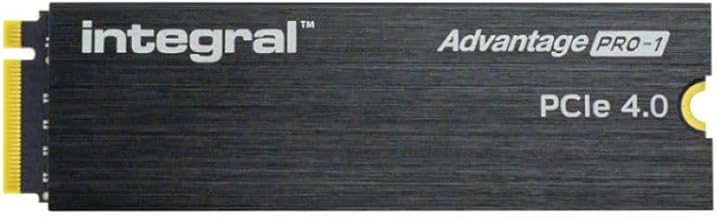 Integral Advantage PRO-1 1TB SSD NVME M.2 2280 PCIe Lightning-Fast Gen4x4 R-7400MB/s W-5500MB/s Solid State Drive Built-in Heatsink Compatible With PS5