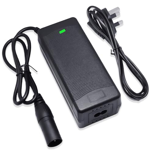 Abatinvo 24 Volt 3.0 Amp Quick Charger 3-Pin XLR for GoGo Elite Traveller Ultra Scooter, Bruno, for Drive Medical, Ezip, Jazzy Power Chair, Pride