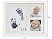 Baby Ink Hand and Footprint Kit – Handprint Picture Frame for Newborns (Safe Clean-Touch Ink Pad for Prints) – Best New Mom and Shower Gift – Foot Impression Photo Keepsake for Girls & Boys – (White)