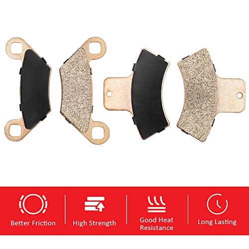 Front Rear Brake Pads Sintered For Polaris Sportsman 335 400 500 Magnum 325 500 Trail Boss 325 330 Trail Blazer 250 400 Scrambler 400 500 Xplorer 250 400 Xpedition 325 425 #TOP4