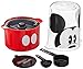 Disney Mickey Mouse Stir Popcorn Popper by Select Brands - Electric Countertop Popcorn Maker with Stirring Rod - Includes Kernel Scoop & Oil Spoon - Home Kitchen Appliance for Movies, Parties & More