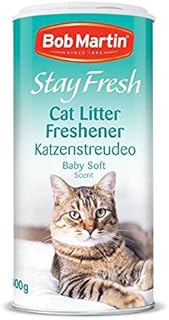 Bob Martin Stay Fresh Cat Litter Freshener Baby Soft Scent, 400g (Pack of 6)