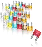 EINHEITLICHE FARBEN: Standard-Flachstecksicherung mit genormter Farbkodierung nach ISO 8820-3, um Verwechslungen zu vermeiden!