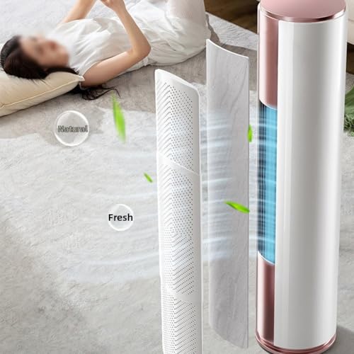 Vertikaler Windabweiser für Klimaanlage, verstellbar, zugfrei, Kühlblech für bodenstehende Geräte, einfache Installation der Entlüftungsführung (Basismodell)-8