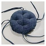 COUSSIN ROND DOUX ET CONFORTABLE – Ce coussin/tabouret circulaire est recouvert d'un tissu en chenille doux au toucher et exceptionnellement résistant. Rempli de coton perlé haute résilience, il offre une élasticité exceptionnelle, prévenant la fatigue lors d'une position assise ou allongée prolongée pour un confort inégalé.