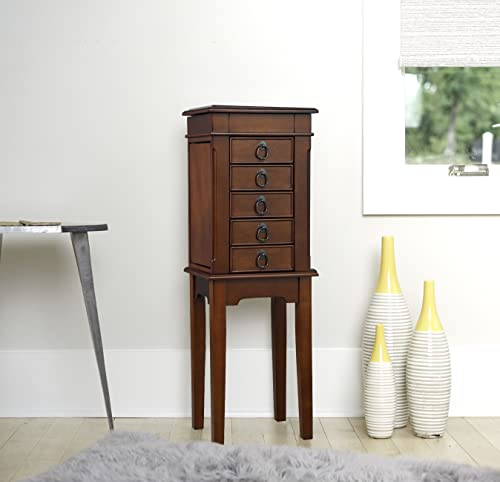 Hives & Honey Meg Jewelry Armoire, Walnut #TOP1