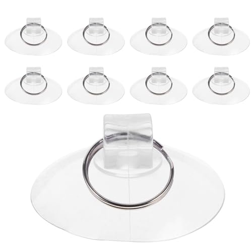 Ventosas transparentes para colgar llaves y utensilios en la pared de la cocina 7