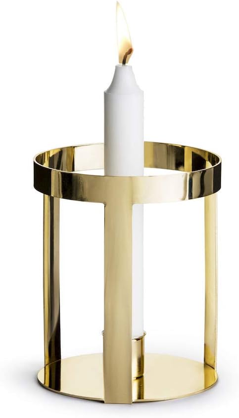Sagaform Hold Lantern, Clear Gold - Image 4