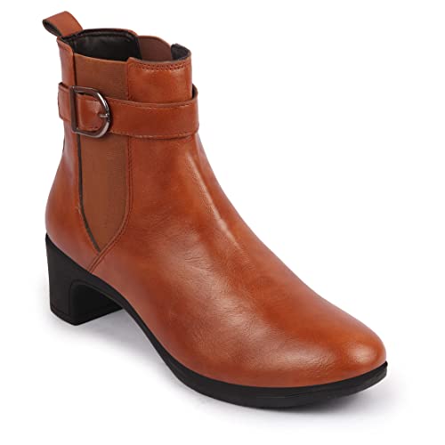 Image of FAUSTO Women Flared Heel Boots