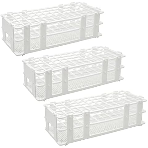 MOGOULUA Soporte para Tubos de Centrífuga Desmontable de 3 Capas con 60 Agujeros Cover