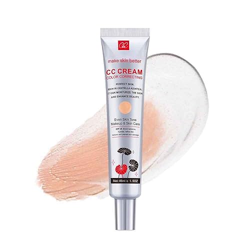 Crema CC correctora de color con SPF 25, base ligera de cobertura, suero hidratante, incluso maquillaje y cuidado de la piel, aumenta el resplandor,