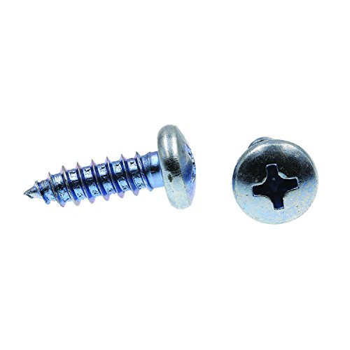 Prime-Line 9020194 Sheet Metal Screw, Self-Tapping, Pan Head Phillips, #10 X 5/8 in, Zinc Plated Steel, Pack of 100 by PRIME-LINE - Image 2