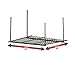 Hyloft 00625 45-Inch x 45-Inch Overhead Steel Garage Storage System & Rack,Hammertone