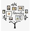 Jerry maggie photo frame plaque college frame wall decoration combination black pvc picture frame selfie gallery collage with hanging template wall mounting design family tree  urban country home decor