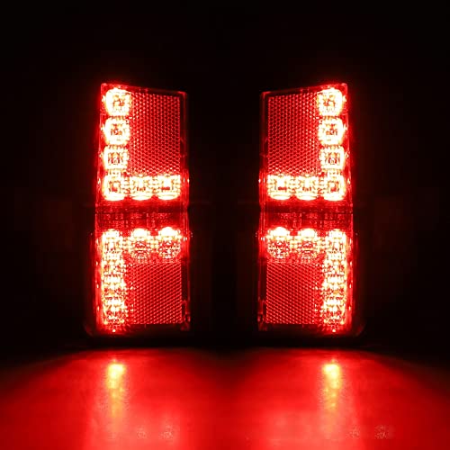 2 Peças Utv Montagem Da Luz Traseira De Travagem 12V Lâmpada De Travagem Traseira 2413766 Para Polar