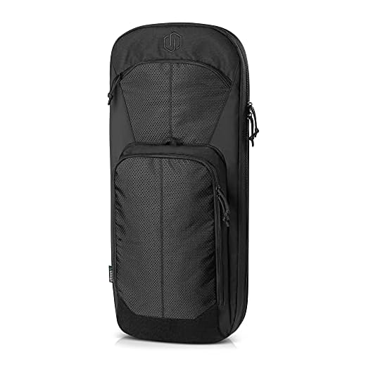 Savior Equipment Specialist Series Covert Tactical Gun Bag Backpack Soft Case with Compartment, Perfect Bug Out Truck Bag, MOLLE Panel, 30 Inch Obsidian Black